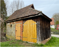 Gefängnis und Viehwaage heute